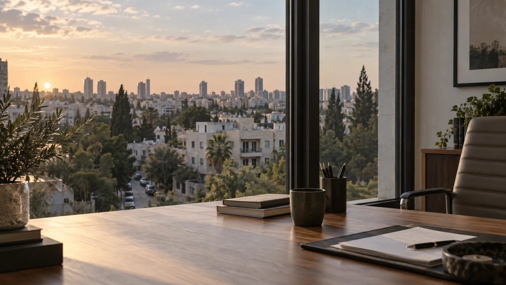המחשה של הכנה לפגישה בנושא עסקת דירה